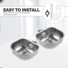 3pcs Feeder Automatic Rabbit Feeder Water Container Rabbit Water Feeder Animals