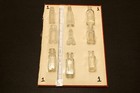 Vintage Tiny Glass Bottles  Set 1 Of 8   Clear