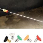 5pcs Quick Connect 1 4 In Set Pressure Washer Spray Tips Nozzles High Power Kit