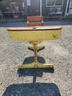 American Seating Company 1940-50   s Swivel Seat School Desk W original Hardware