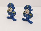 Vintage Cap   n Crunch Cereal Premium Figures Lot Of 2 Quaker Oats 1980s