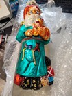 1998 Christopher Radko Santa Very Rare 8  Ornament Toy Soldier Bear