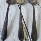 Rogers   Bro 1933 Inspiration Pattern Silverplate 3 Pieces - 7  Tall Spoons