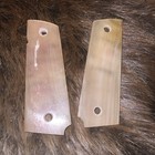 1911 Full Size Pistol Grips Genuine Rams Horn  Standard 1911  m14b 