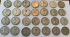 Lot Of 28 Canadian Silver Quarters