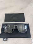 New Oakley Holbrook Polarized Black Lens Sunglasses Matte Black  Frame Oo9102