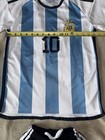 Leo Messi Argentina Youth Kit Size 26 Jersey Shorts Socks Not Authentic Used