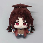Anime Demon Slayer Tsugikuni Yoriichi 10cm Plush Doll Pendant Stuffed Keycahin