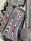 Fordite  - 8 Piece Group-  Fordite Frenzy    Detroit Agate - Presanded Fordite