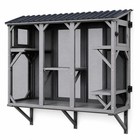 70  Cat Catio Outdoor Enclosure Outside Patio Large Catio House Uvresistant Roof