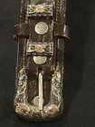 Vintage 925 Mexico Sterling Silver Ranger Belt 42 Looper 169b Western