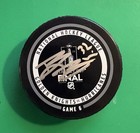 Brandon Bussi Of The Carolina Hurricane   s Signed Puck With Jsa Cert 