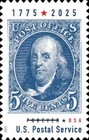 new  2025 Benjamin Franklin   single  2025 Mint Nh -   after 07 23 25  