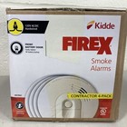 Kidde I4618ac 120v Ac Wire-in Hush Smoke Alarm With Battery Backup - 4 Pack New