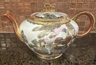 Japan Import  export Commission 7 Pieces Of Antique China  Teapot Sugar Bowl