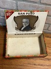 Vintage San Puro Ciagrs Advertising Box Empty  House   Kunz Milwaukee Wisconsin