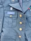 Vintage Size 36s U s  Army Dress Green Jacket Uniform Coat W  Patches pins  123