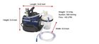 Portable Dental Phlegm Suction Unit Emergency Medical Vacuum Aspirator Machine