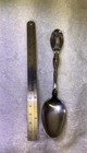 Stunning Antique Art Nouveau Figural Woman Handle Sterling Silver Spoon 36 5gram