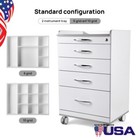 Azdent Dental Multi-function Mobile Cart With 3 4 5 Drawers Medical Rolling Cart