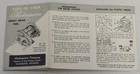 Vintage  1970 Care Of Your Shakespeare Direct Drive Reel Fishing Tackle Guide Mi