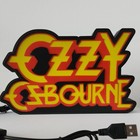 Ozzy Osbourne 3d Lightbox   Led Lights And Controller   Rock Out With Ozzy 