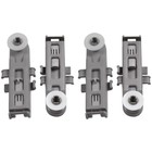 New 4 X W10888592 Dishwasher Upper Dishrack Roller Wheel Fit Whirlpool Maytag