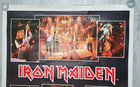 Huge Vintage Original 1984 Iron Maiden Poster 40  X 60  - Bi-rite