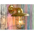 Nautical Ship Marine Solid Brass Wall Swan Passageway Bulkhead Light Fixture