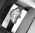 Dali Paris Crash Melting Vintage Watch Rare French Homage Irregular Dress Watch