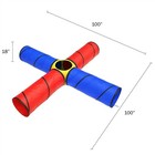 Pop Up Kids Play Tunnel 4 Way Crawl Through Tent 8 Feet Carry Case Hours Of Fun