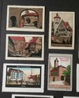 European Poster Stamps Lot Of 10   254-ps  Early 20th Century Various Subjects