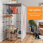 Large Cat Cages  detachable Metal Wire Kennels Cat Crate Exercise -fast Delivery