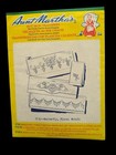 Aunt Martha s Hot Iron Transfers Unused Vintage Embroidery Patterns Lot Of 2