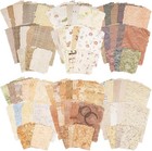 168 Sheets Scrapbook   Embossed Textured Paper Assorted Set - 6 Pack Mixed Sp   