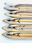 Lot Of 5 Antique vintage Draper Wooden Weaver s Loom Shuttle Boats P45- 7691
