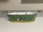 John Deere 3 Compartment Plastic Lined Serving Tray Wooden Handles 