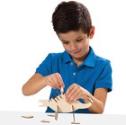 Ses Creative 14209 Wooden Dino Glow In The Dark  Black  One Size