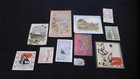 Antique Trade Card Lot Clark s Ont Spool Cotton Beatitudes Gum Stickers Ephemera