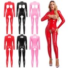 Womens Bodysuit Long Sleeve Womens Jumpsuit Mock Neck One Piece Leotard Rompers