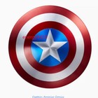 Us Stock  Captain America s Shield All-metal 75th Anniversary 1 1 Ornament New