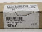 Phoenix Contact Fbs 50-6 Plug-in Bridge  box Of 10 