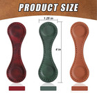 Magnetic Bookmarks 3pcs Genuine Leather Bookmark Vintage Book Mark For Women