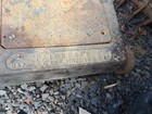 Vintage Platform Fairbanks Metal Scale Capacity 500 Lbs With Weights