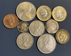 British Coins Lot - Modern vintage British Coins - Silver  Pounds  Mixed