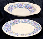 2 Pcs Vernon Kilns Fantasia Enchantment Dinnerware