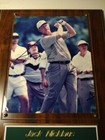 Jack Nicklaus - Photo On A Plaque - Autographed Pga Legend With Coa 12 x15 