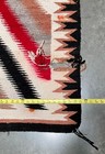 Vintage Navajo Wool Weaving Rug 35x62 Cabin Blanket Cutter As Is Thick Classic