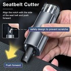 Car Window Breaker   Seatbelt Cutter - Emergency Escape Tool