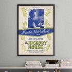 Marian Mcpartland Jazz Poster - At The Hickory House - 1954  blue Variant 
